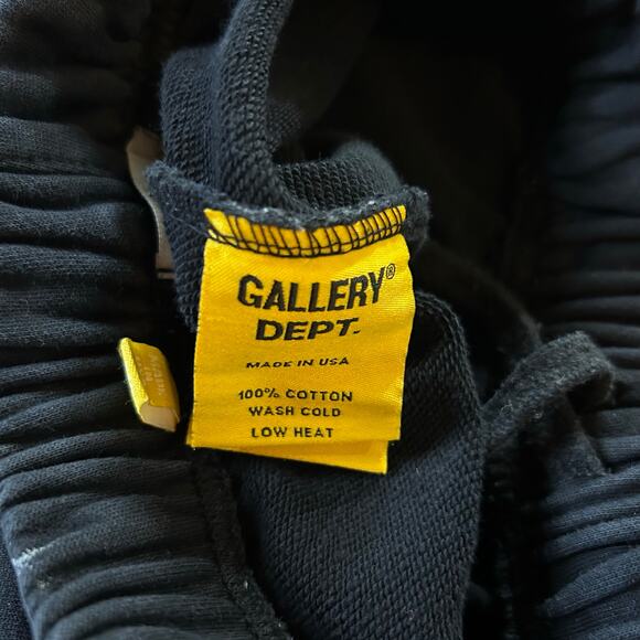 Gallery Dept Painted Flare Black Sweatpants Size Small Streetwear Unisex Skater - Picture 4 of 5